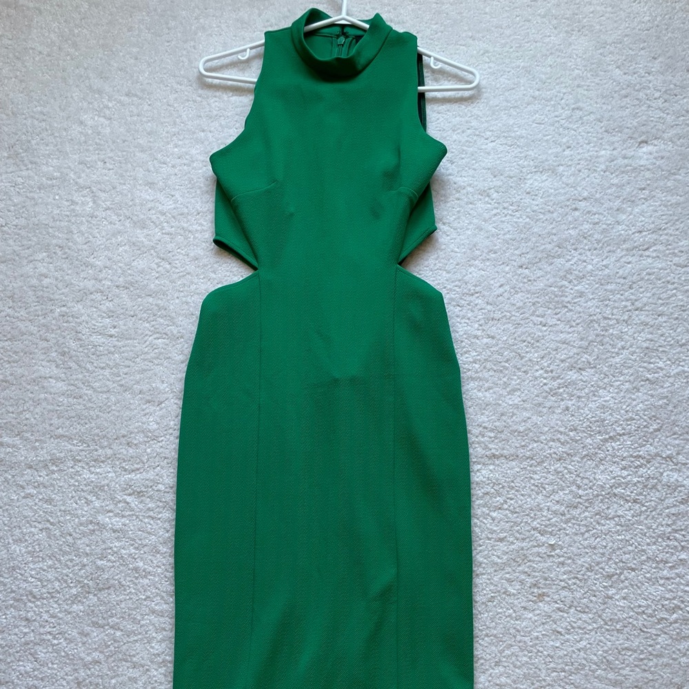 Dress with side cut outs